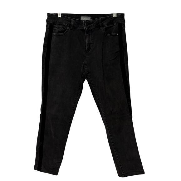DL1961 Margaux Instasculpt Jeans Size 32 Mid-Rise Skinny Ankle‎ Morrison Gray - Picture 1 of 8